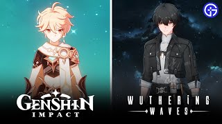 Genshin Impact Vs Wuthering Waves Comparison  Male Character Model amp Animations [upl. by Nika559]