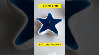 Star candle how to make candle at home without investment business candleart viralvideo startup [upl. by Evita21]