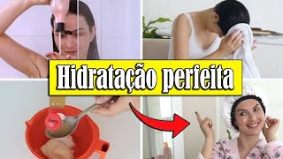 4 PASSOS PARA FAZER UMA HIDRATAÇÃO PERFEITA por Julia Doorman [upl. by Donny]