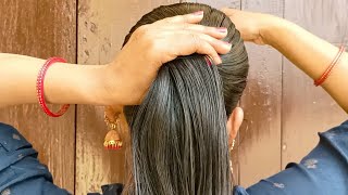 Try This  Quick Easy And Attractive Clutcher Juda Hairstyle For Daily WearHAIRSTYLE BY KHUSHI [upl. by Odessa]