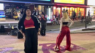 HONGDAE KPOP BUSKING  HyunA amp DAWN Ping Pong 4 [upl. by Colline463]