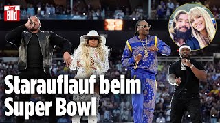 HalftimeShowHighlights und Heidi Klum SIE stahlen Stafford Burrow und Co die Show [upl. by Gautious81]