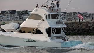 BOATS IN THE MANASQUAN INLET  Boating in NJ  Large Fishing Boats Heading into the Atlantic Ocean [upl. by Nimar]