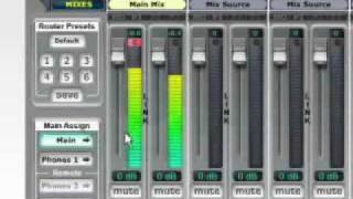 Presonus Firestudio 2626 Control Console Creating Mixes  UniqueSquaredcom [upl. by Chlo]