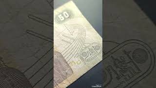 Egypt 50 piastres 2017 Banknote valuable piastresnotemoneyrarecoins [upl. by Nesnar]