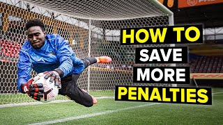 PENALTY SAVING secrets from a pro coach  goalkeeper tutorial [upl. by Ylim]