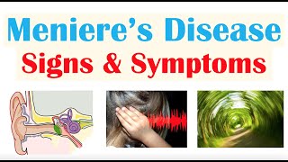 Meniere’s Disease Signs amp Symptoms amp Why They Occur [upl. by Temhem917]