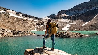 Backpacking Montanas AbsarokaBeartooth Wilderness Goose Lake Cavity Lake amp Grasshopper Glacier [upl. by Blanchard185]