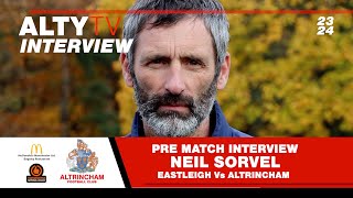 Eastleigh Vs Altrincham  Neil Sorvel  Pre Match Interview  17112023 [upl. by Merchant352]