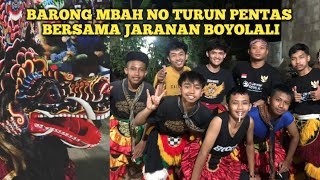 PENTAS BARENG JARBOY AKHIRNYA MBAH NO TURUN PENTAS BARONGAN BOYOLALI REOG BOYOLALI KOTA [upl. by Eladal]