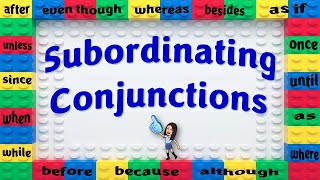 Subordinating Conjunctions  English Grammar  Teacher Beth Class TV [upl. by Elleniad]