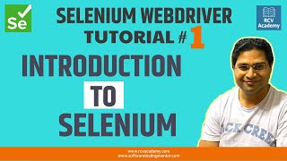 Selenium WebDriver Tutorial 1  Introduction to Selenium [upl. by Eyllib]