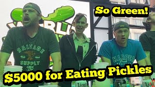 5000 Dollar Pickle Eating Contest  manvfood  Molly Schuyler [upl. by Andris]