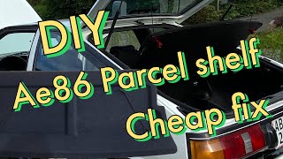 DIY Parcel shelf Toyota Ae86 Corolla How to build from scratch with just basic tools Timelaps [upl. by Regine]