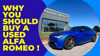 Should You Buy A Used Alfa Romeo Giulia Stelvio 3 reasons why you should now [upl. by Kimmy]