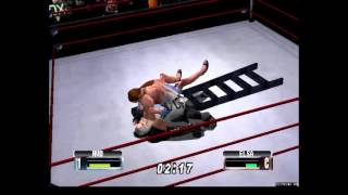 WWF No Mercy CAW Ladder Match RVD vs Queen Elsa [upl. by Hashim942]