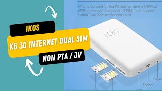 Ikos K6 Dual SIM 3G Device – NonPTA amp JV iPhone Solution Limited Stock  RMG Traders® [upl. by Gersham]