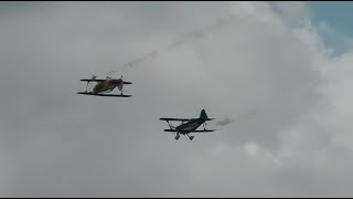 Pitts Viper y Christen Eagle II en Aeroshow Cozumel [upl. by Ecnerewal]