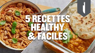 5 recettes healthy rapides et faciles à préparer [upl. by Selby555]