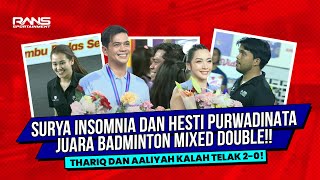 SURYA INSOMNIA DAN HESTI PURWADINATA KOMPAK BANGET JUARA BADMINTON MIXED DOUBLE [upl. by Ariik629]