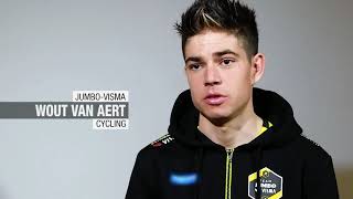 Jumbo Visma Wout Van Aert talks INSCYD [upl. by Ecertap]