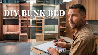 How to build a builtin bunk bed like a pro [upl. by Boynton]