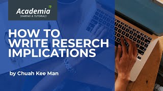 How to Write The Implications Section of Research Writing [upl. by Ehrman439]