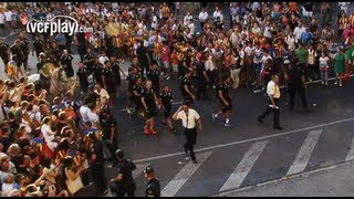 Highlights La afición arropando al Valencia CF en la presentación [upl. by Ative]