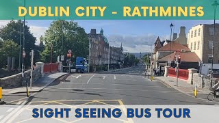 Dublin City  Rathmines  Sightseeing Bus Tour  Dublin Ireland  City Bus Tour  Travel Ireland [upl. by Asaret135]