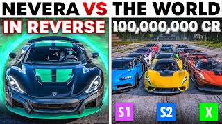 Forza Horizon 5  Rimac Nevera in Reverse VS The World  Can It Beat Everyone in Reverse Gear [upl. by Laveen12]