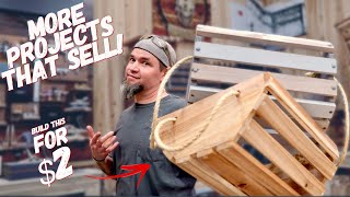 6 More Woodworking Projects That Sell  Low Cost High Profit  Make Money Woodworking Episode 13 [upl. by Eluj597]