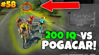 Can A 200 IQ Strategy Beat Pogacar  Pro Leader 58  Tour De France 2024 Game PS5 [upl. by Leunamne]