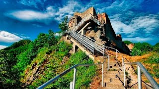 Cetatea Poenari  Cetatea lui Vlad Tepes  Incredible Romania 4K [upl. by Renard]