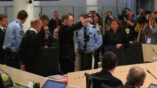 Zurechnungsfähig oder nicht Behring Breivik in Oslo vor Gericht [upl. by Kolodgie285]