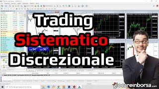 Trading Sistematico e Analisi Discrezionale panoramica generale per un primo approccio [upl. by Adnak]