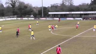 Staines Town 06 Bromley  Sat 7th Feb 2015 [upl. by Kakalina]