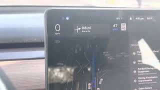 FSD Beta V113 First drive  Dark Visualization [upl. by Erlin]
