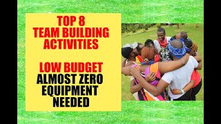 Top 8 Team building IdeasActivities  Almost Zero Equipment Needed [upl. by Arnuad]