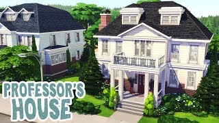 Professors House  The Sims 4 Speed Build [upl. by Larisa]