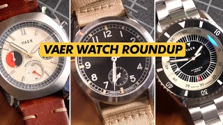 3 INCREDIBLE Watches for Your Daily Carry  VAER Field Diver amp Chrono [upl. by Thanh]