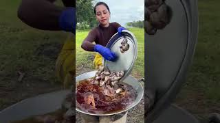 chicken tilli fry cooking food chinesefood mukbang shortvideo trending [upl. by Blossom]