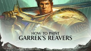 Warhammer Underworlds  Shadespire  How to paint Garreks Reavers [upl. by Audun674]