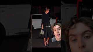 NEW TAYLOR FIT 🔈 out on the town w Gigi hadid…At least the hair bag and shoes are 🔥 taylorswift [upl. by Joyan537]