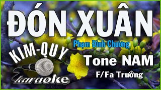 ĐÓN XUÂN  KARAOKE  Cha Cha Cha   Tone NAM  FFa Trưởng [upl. by Anastasie271]