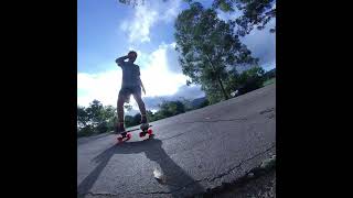 Landyachtz Dinghy Blunt Pinecone Clear Red Fatty Hawgs Wheels session shorts [upl. by Johnsson]