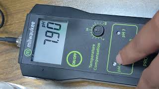 PH Meter MW101 Pro Portable meter Milwaukee Romania Full Calibration amp Operating Video [upl. by Eecart849]