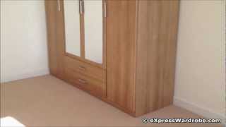 ReadytoAssemble 2 doors 3 doors 4 doors Flatpack Wardrobe Designs with Drawers [upl. by Damita]