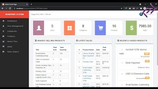 Inventory Management System in PHP MySQL with Source Code  CodeAstro [upl. by Ennaeiluj195]