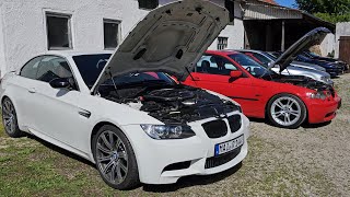 Zurück vom Lackierer BMW E46 Compact S65 V8 Swap kurz vor den Testfahrten Vergleich M3 Eventuri [upl. by Esirehc]