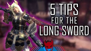 5 LONG SWORD TIPS  Monster Hunter World Iceborne [upl. by Divine223]